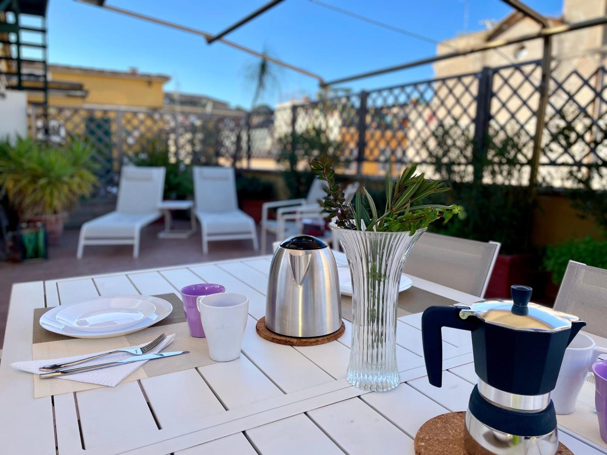 Elegant, With Private Terrace Next To The Vatican Roma Exterior foto